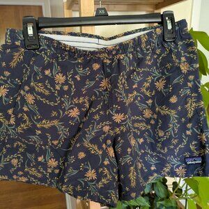 Patagonia Baggies Blue Floral, Size S
